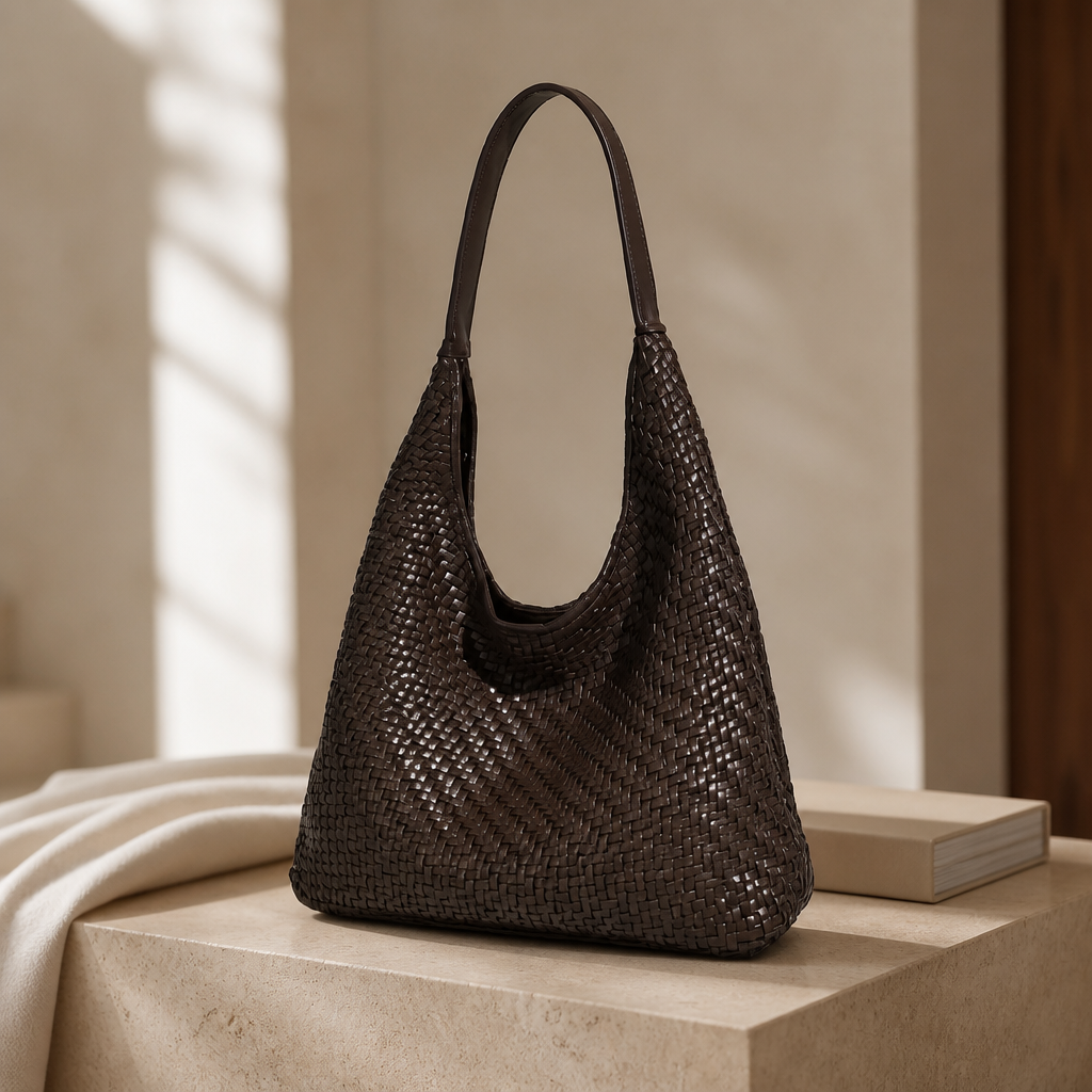 Tote Bag Vintage Tressé – Élégance au Quotidien