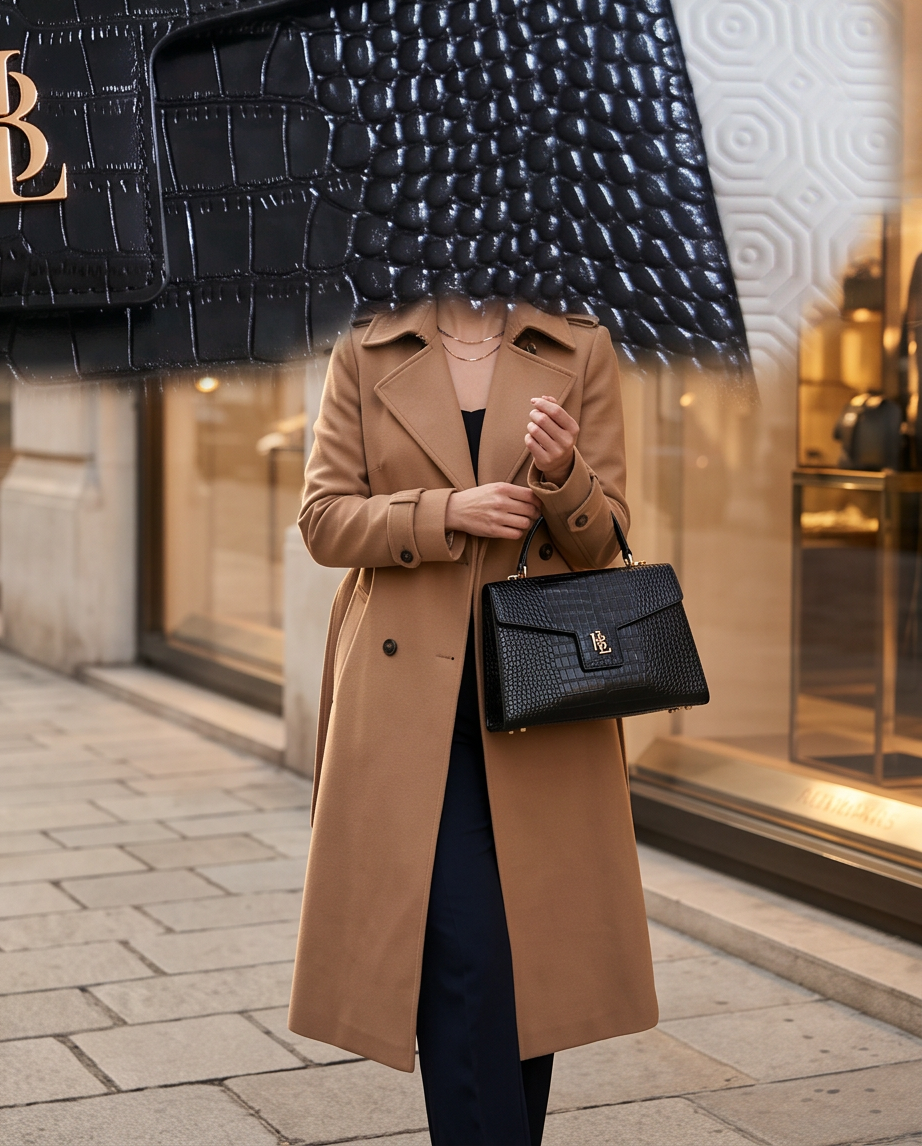 Sac Héritage BL - effet croco.
