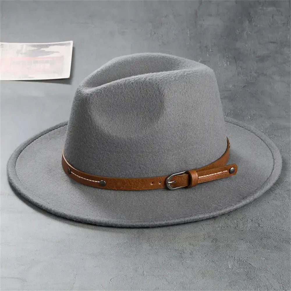 Chapeau Fedora Suède Bord Plat – Jazz, British & 13 Coloris
