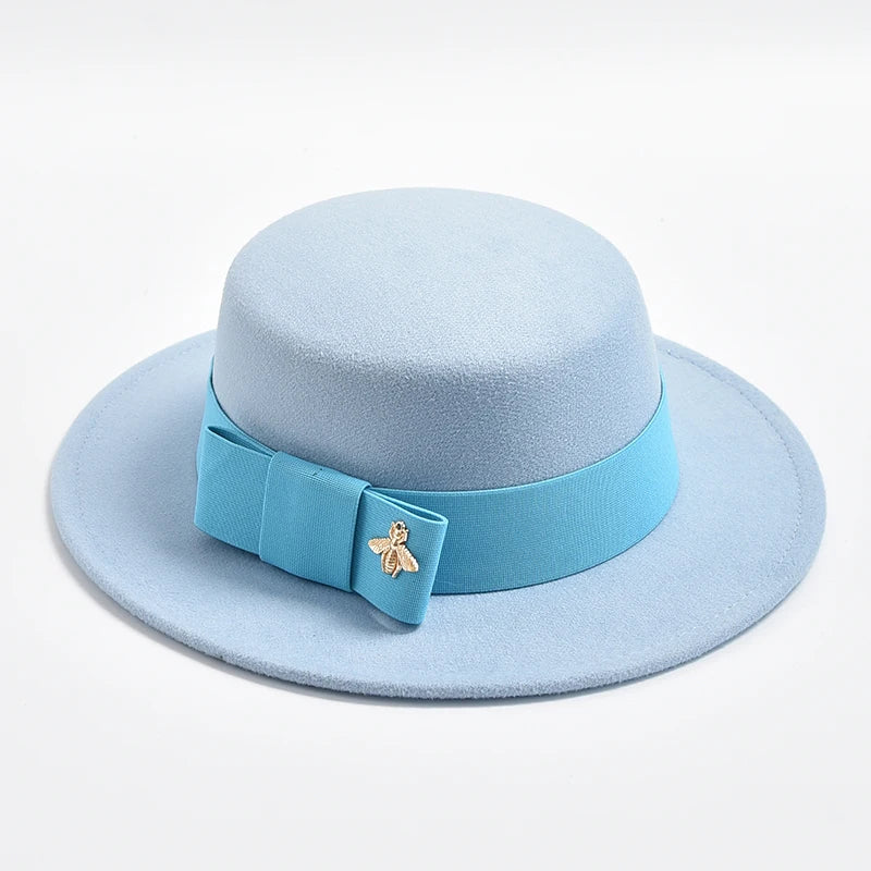 Chapeau Fedora Femme Nœud – 20 Coloris & Élégance Cérémoniale