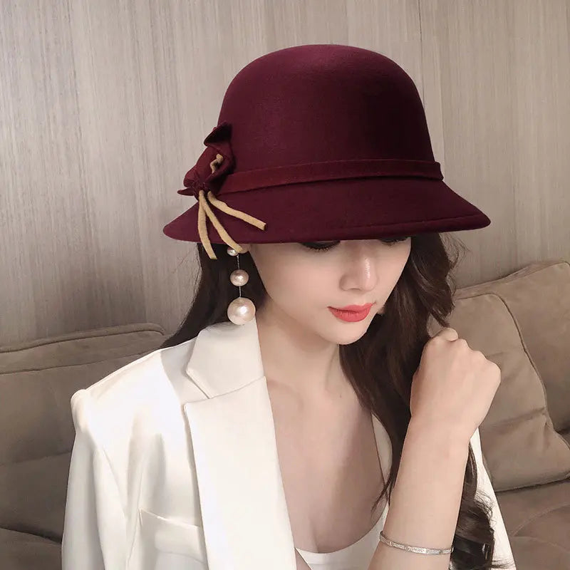 Chapeau Fedora Femme Nœud – Chic & Cérémonial