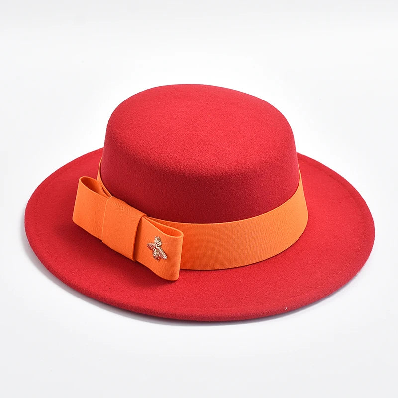 Chapeau Fedora Femme Nœud – 20 Coloris & Élégance Cérémoniale