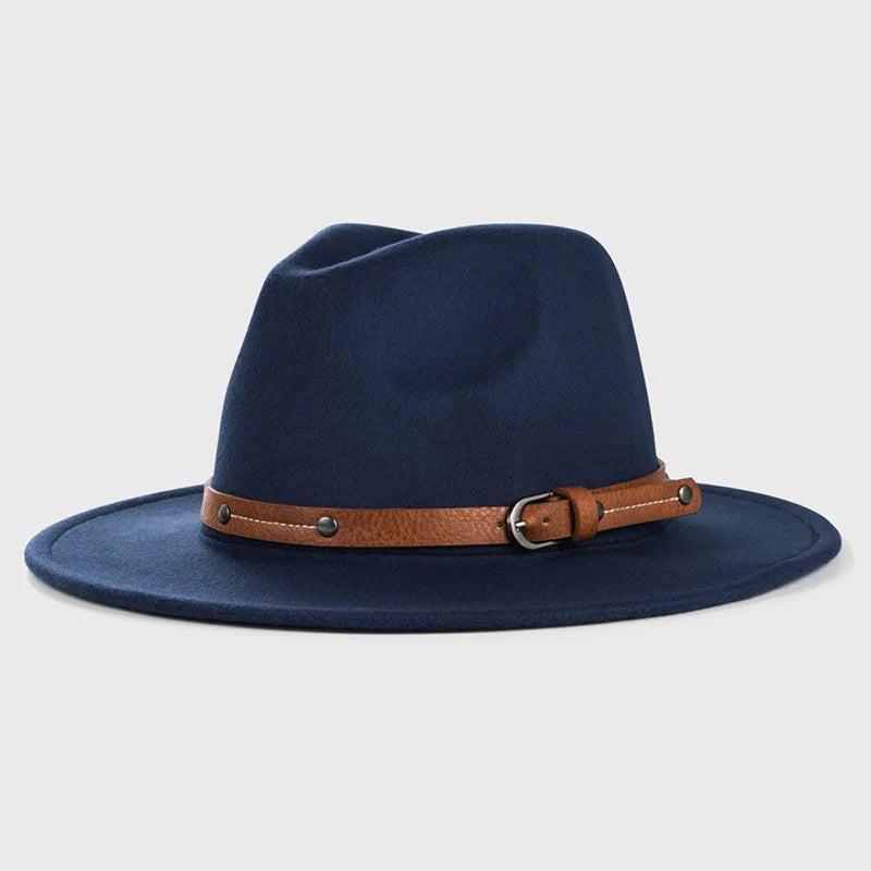 Chapeau Fedora Suède Bord Plat – Jazz, British & 13 Coloris