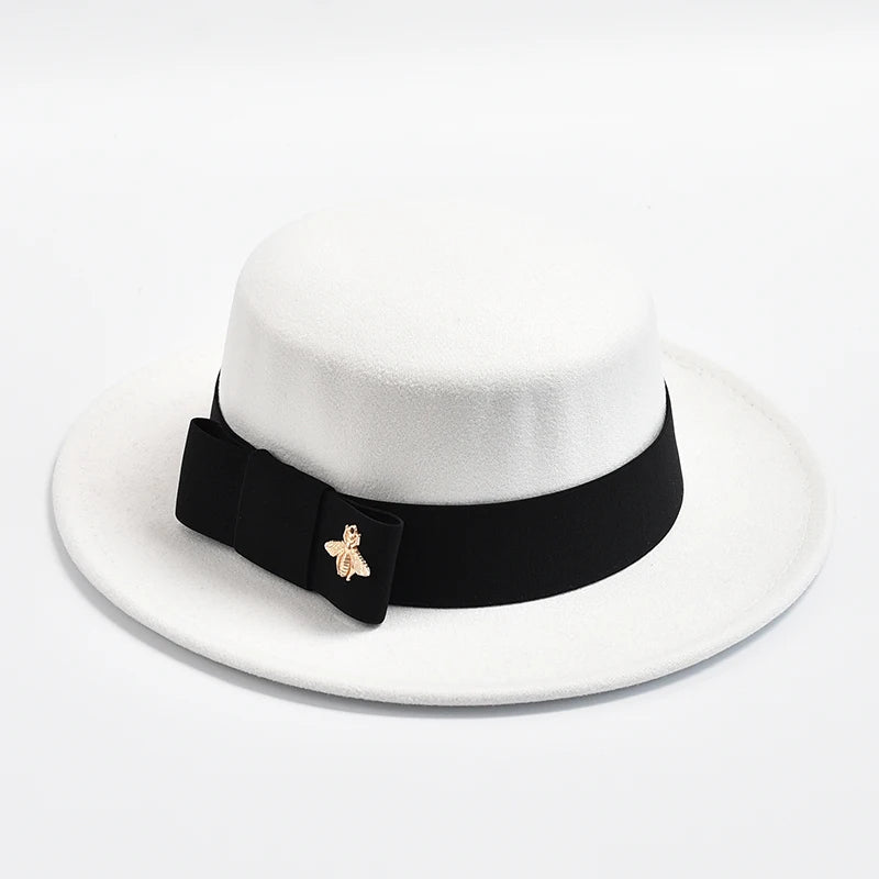Chapeau Fedora Femme Nœud – 20 Coloris & Élégance Cérémoniale