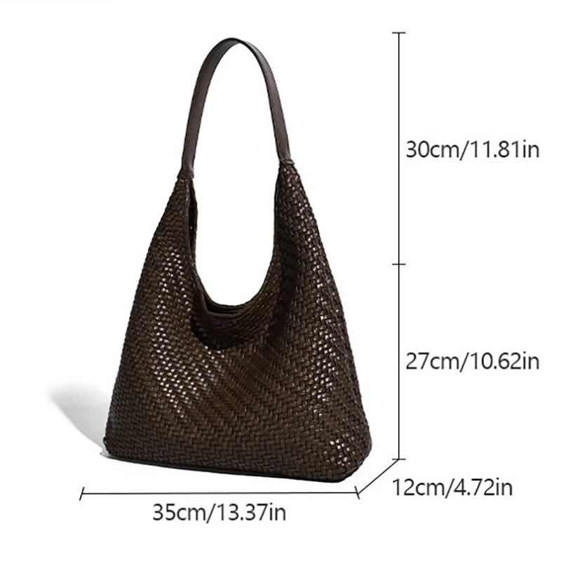 Tote Bag Vintage Tressé – Élégance au Quotidien