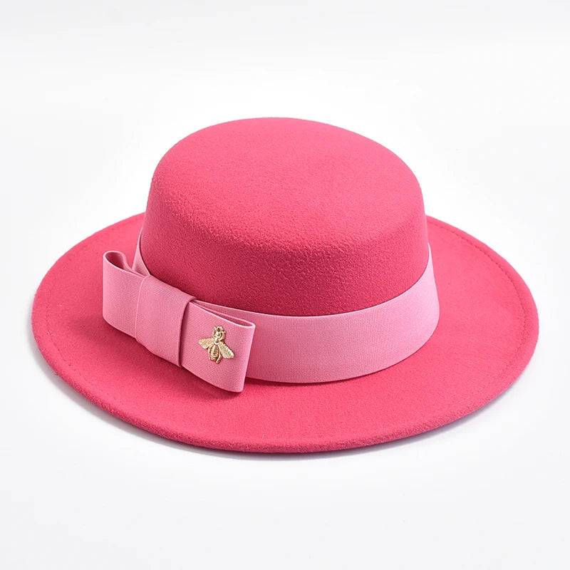 Chapeau Fedora Femme Nœud – 20 Coloris & Élégance Cérémoniale