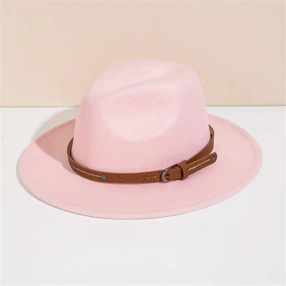 Chapeau Fedora Suède Bord Plat – Jazz, British & 13 Coloris