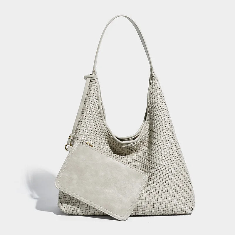 Tote Bag Vintage Tressé – Élégance au Quotidien