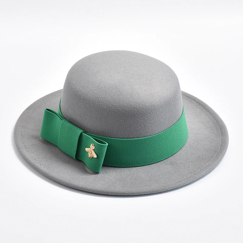 Chapeau Fedora Femme Nœud – 20 Coloris & Élégance Cérémoniale