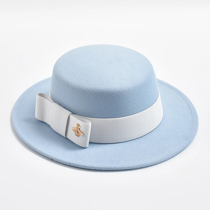 Chapeau Fedora Femme Nœud – 20 Coloris & Élégance Cérémoniale