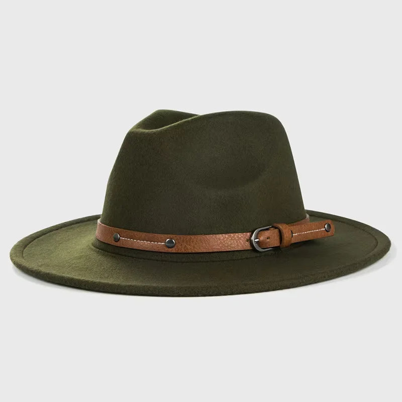 Chapeau Fedora Suède Bord Plat – Jazz, British & 13 Coloris