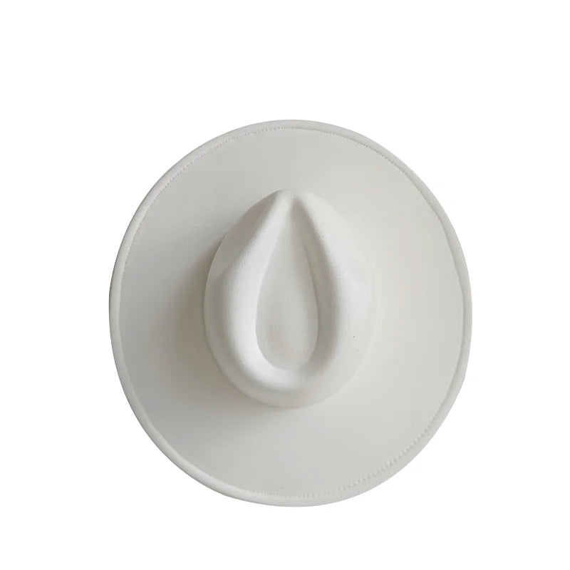 Chapeau Fedora Suède Grand Bord – 34 Coloris & Style Mixte