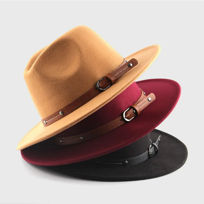 Chapeau Fedora Suède Bord Plat – Jazz, British & 13 Coloris