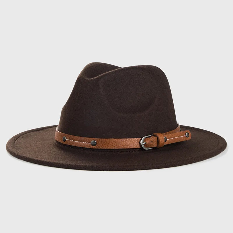 Chapeau Fedora Suède Bord Plat – Jazz, British & 13 Coloris