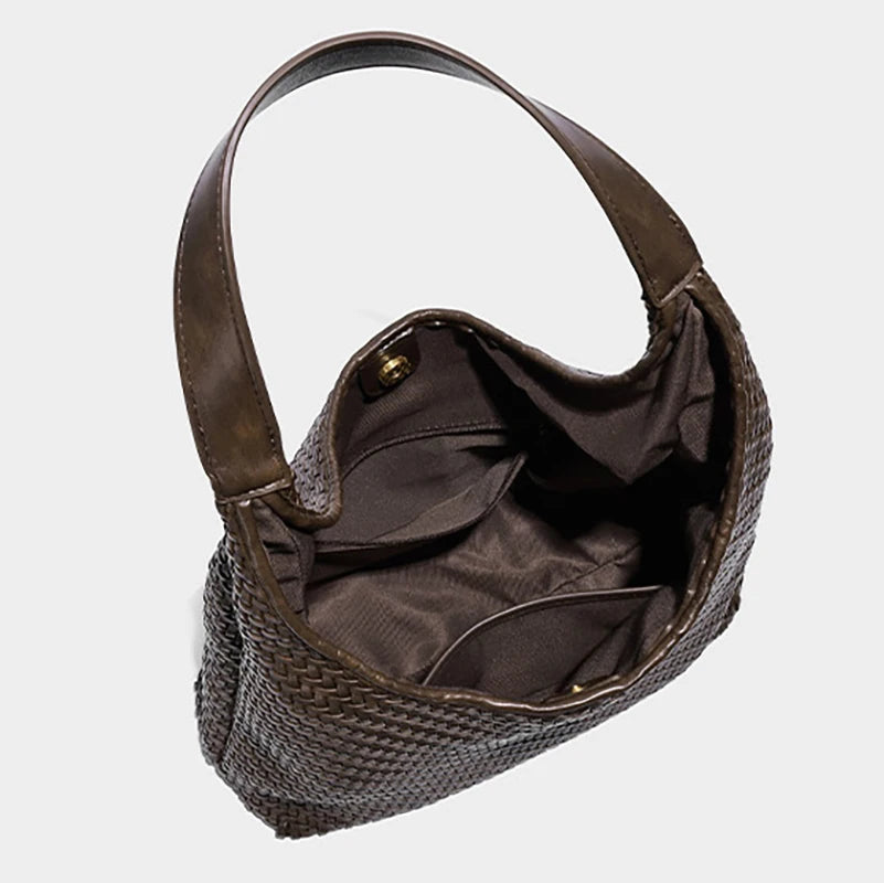 Tote Bag Vintage Tressé – Élégance au Quotidien