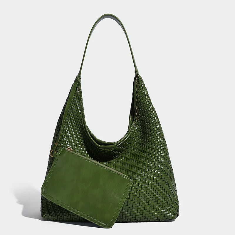 Tote Bag Vintage Tressé – Élégance au Quotidien