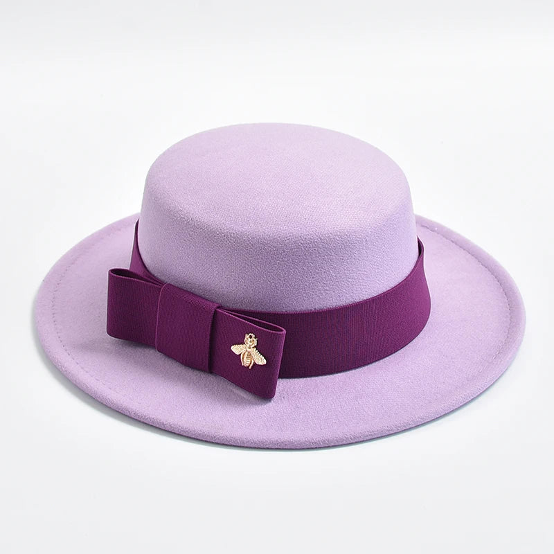 Chapeau Fedora Femme Nœud – 20 Coloris & Élégance Cérémoniale