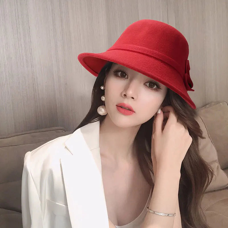 Chapeau Fedora Femme Nœud – Chic & Cérémonial