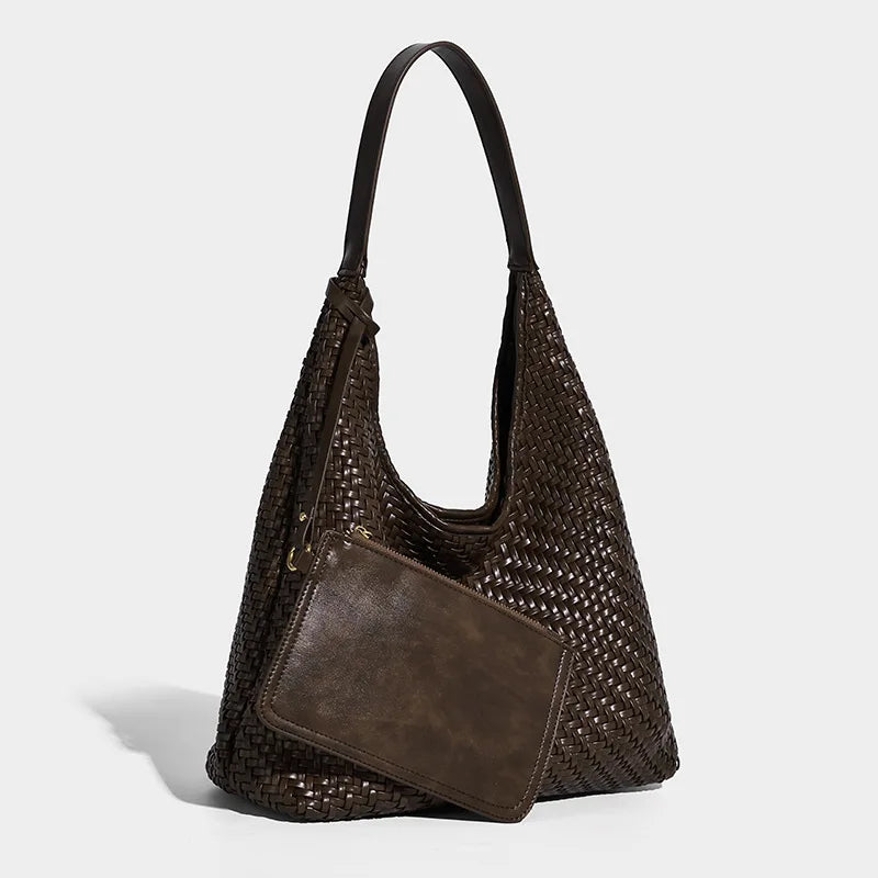 Tote Bag Vintage Tressé – Élégance au Quotidien
