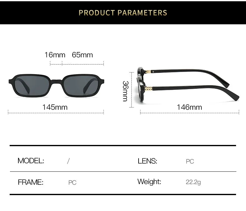 Lunettes Léopard Rectangle – Audace & Protection UV400