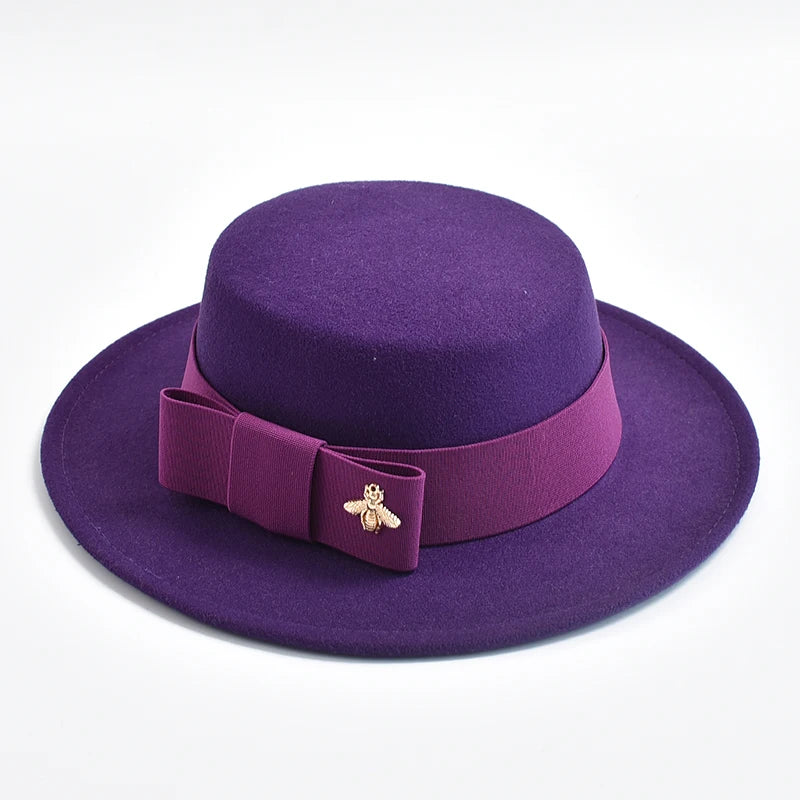 Chapeau Fedora Femme Nœud – 20 Coloris & Élégance Cérémoniale