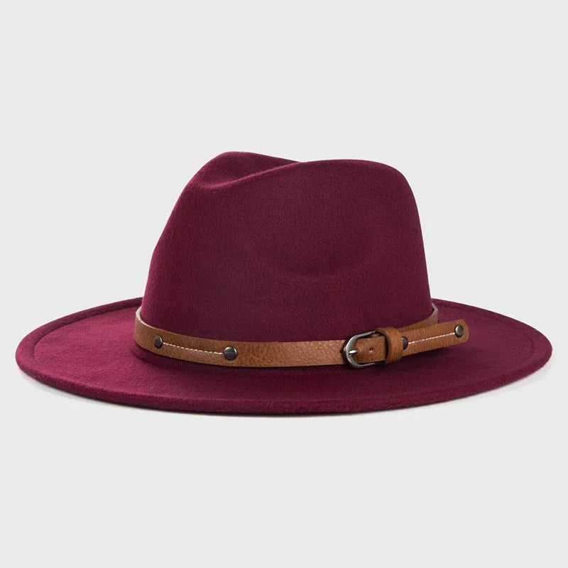 Chapeau Fedora Suède Bord Plat – Jazz, British & 13 Coloris
