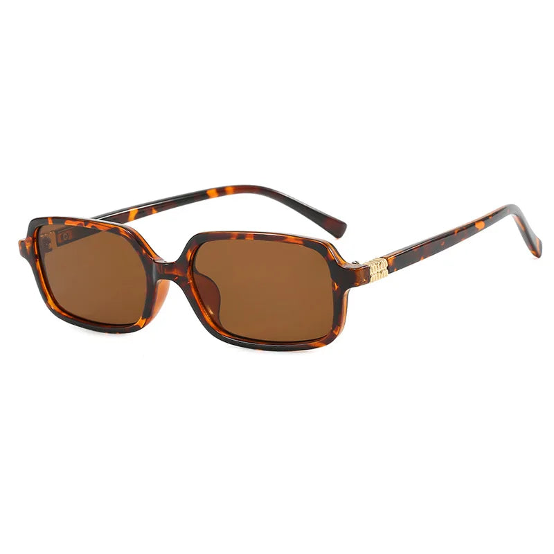 Lunettes Léopard Rectangle – Audace & Protection UV400