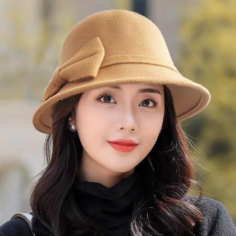 Chapeau Fedora Femme Nœud – Chic & Cérémonial