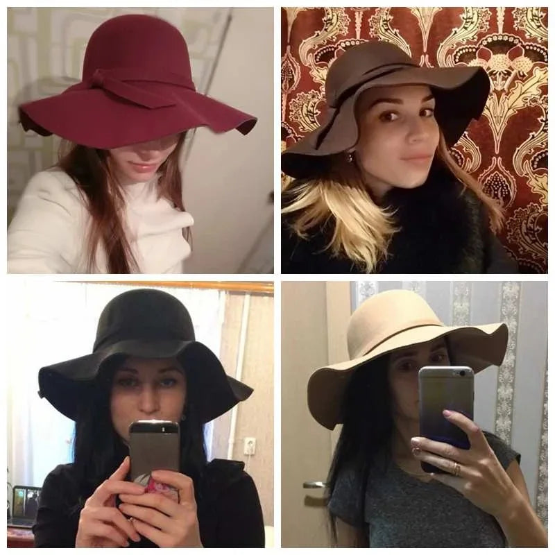 Chapeau Fedora Femme Grand Bord – 27 Coloris & Style Voyage