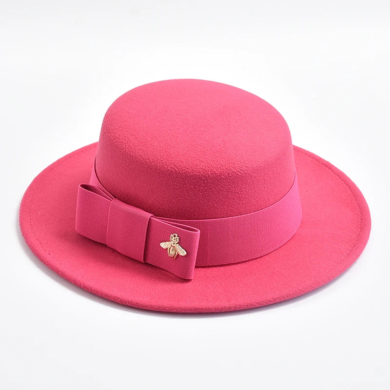 Chapeau Fedora Femme Nœud – 20 Coloris & Élégance Cérémoniale