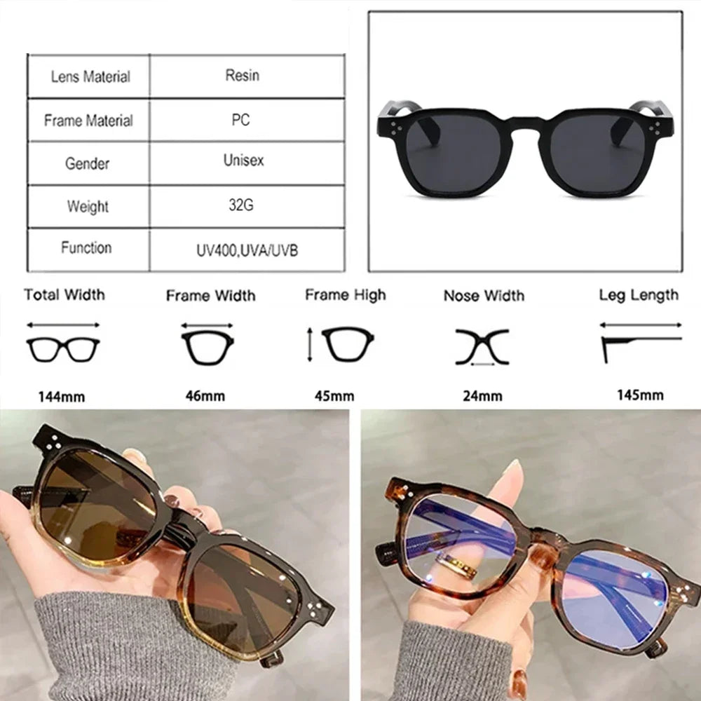 Lunettes de Soleil Ovales Vintage – UV400 & Style Intemporel