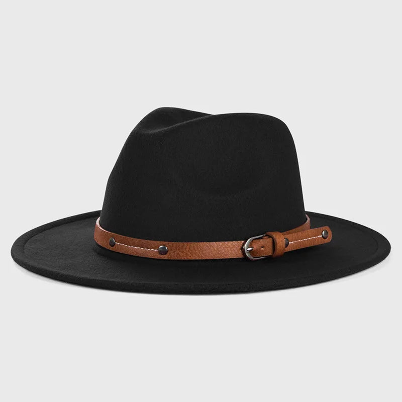 Chapeau Fedora Suède Bord Plat – Jazz, British & 13 Coloris