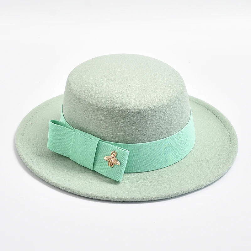 Chapeau Fedora Femme Nœud – 20 Coloris & Élégance Cérémoniale