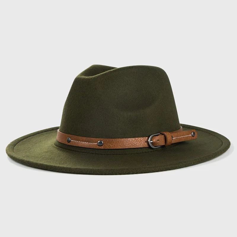 Chapeau Fedora Suède Bord Plat – Jazz, British & 13 Coloris