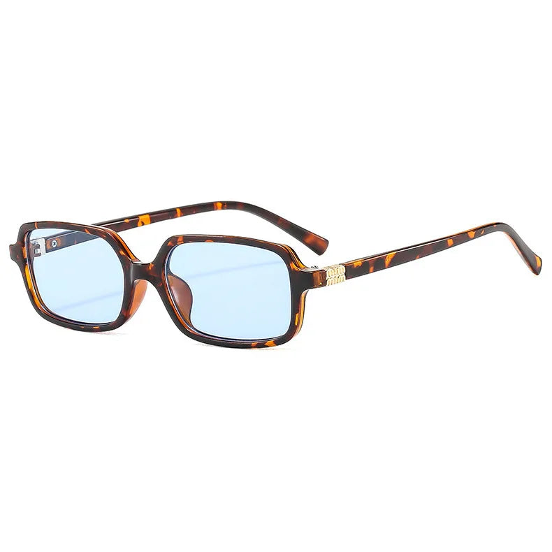Lunettes Léopard Rectangle – Audace & Protection UV400
