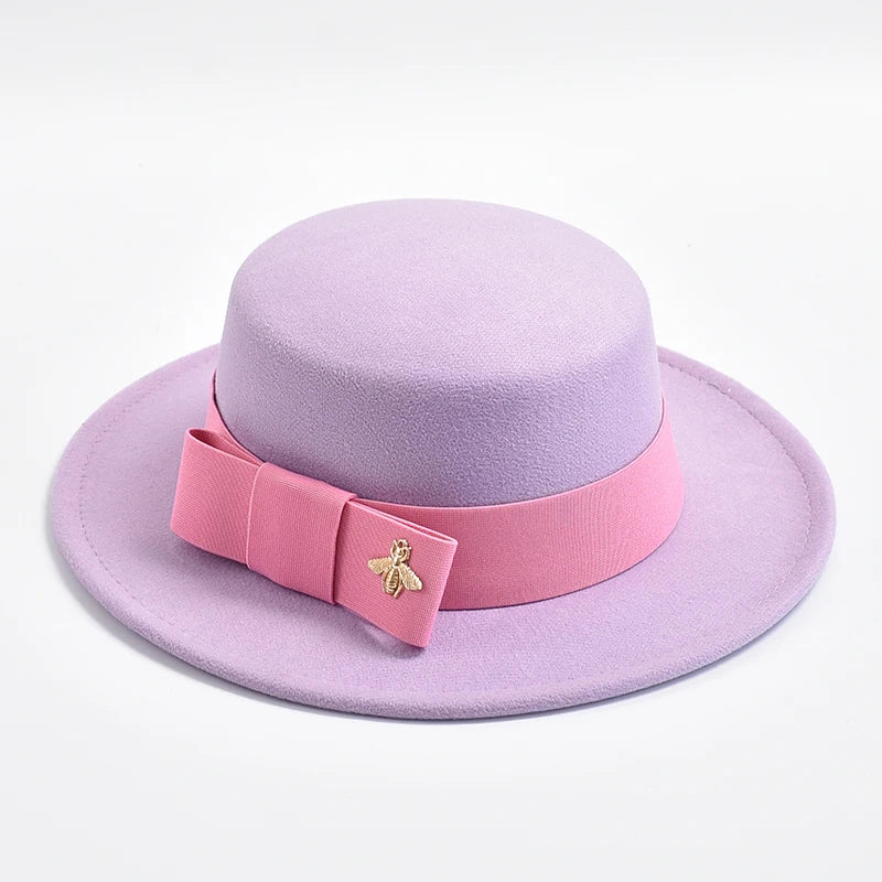 Chapeau Fedora Femme Nœud – 20 Coloris & Élégance Cérémoniale