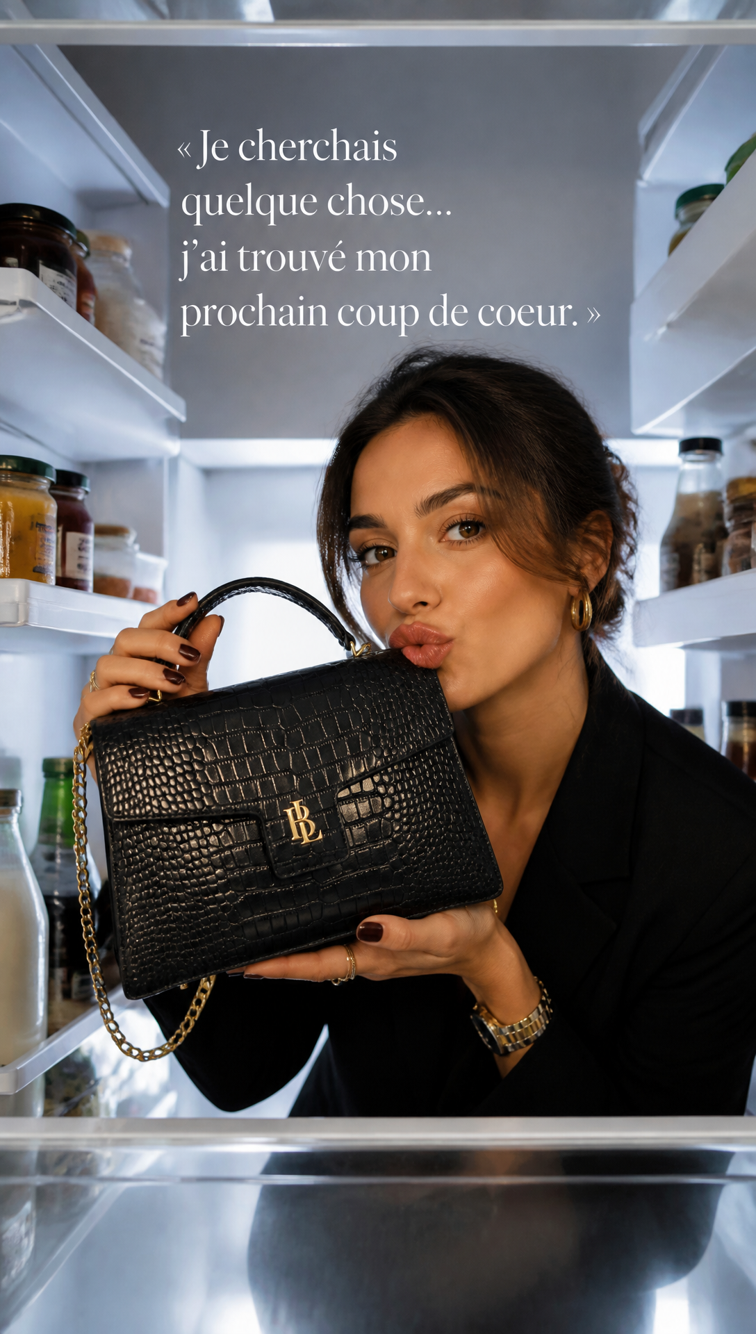 Sac Héritage BL - effet croco.